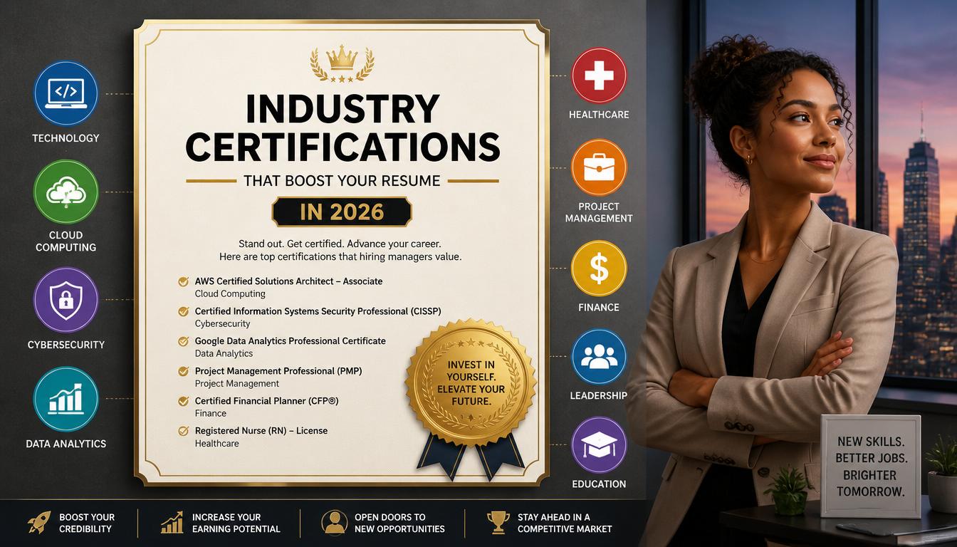 Industry Certifications That Boost Your Resume in 2026